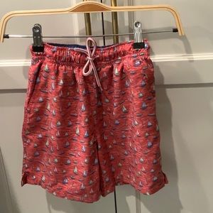 Peter Millar Youth Swim Trunks size 7-8.